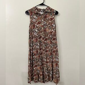 Margaux Riviera Women's Paisley Print Maxi Dress-Size Small